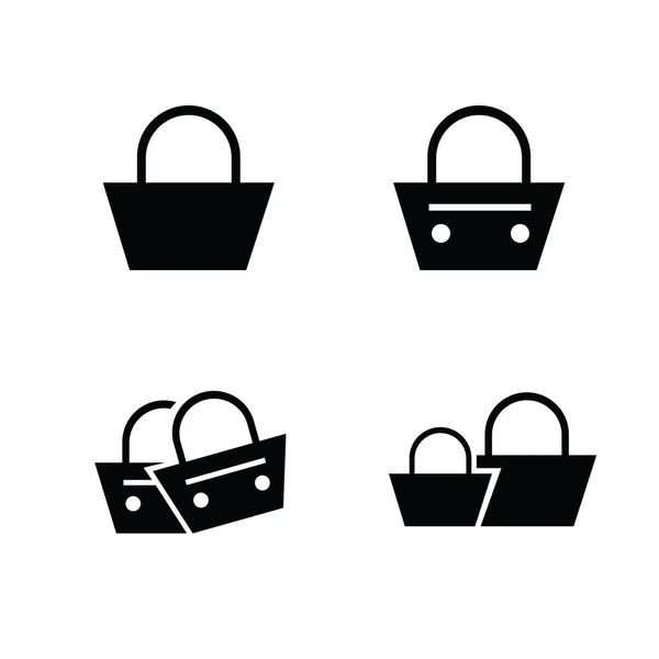 Shopping Bags Set, vector design — Stock Vector
