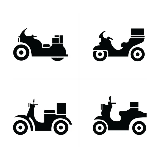 Motorcycle  Icons support Vectors design eps10. — Stock Vector