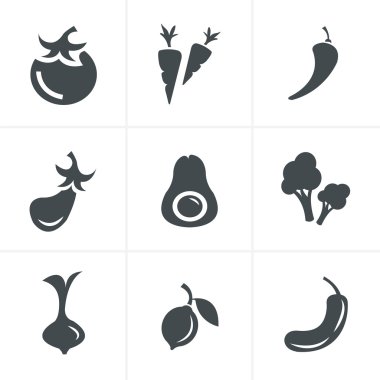 sebze Icons set