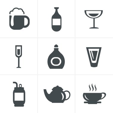 İçecek simgeler