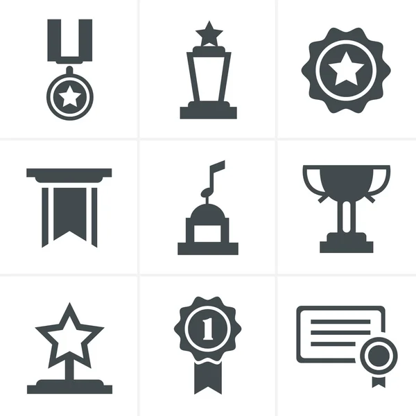 Medals icons — Stock Vector