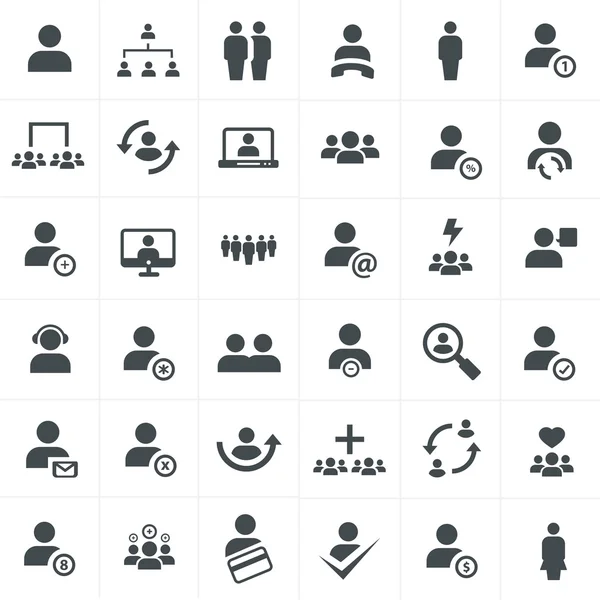Takım iş Icon set