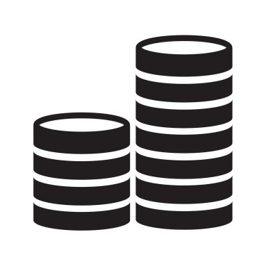 Para vektör simgesinin düz simgesi