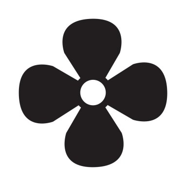 çiçek basit siluetleri