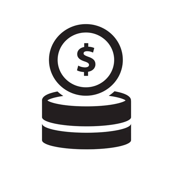 Money coin icon - Vector — Stock Vector