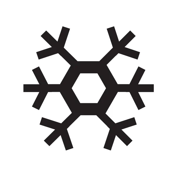 Icona del segno del fiocco di neve, supporto Vettori design eps10 . — Vettoriale Stock