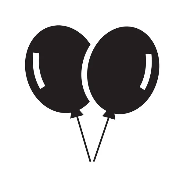 Luftballon - Vektor-Symbol, Unterstützung Vektoren Design eps10. — Stockvektor