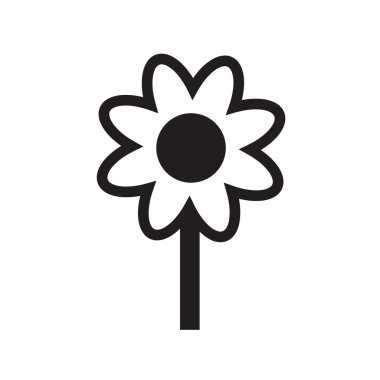 Ayçiçeği simgesi, destek vektörel çizimler tasarım eps10. 