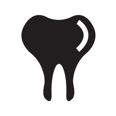 tıbbi diş simgesi, destek vektörel çizimler tasarım eps10.