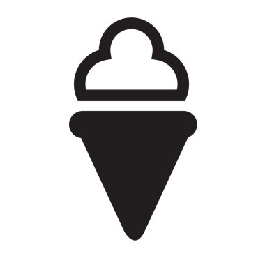 Krem simgesi buz, vektörel çizimler tasarım eps10 destek.