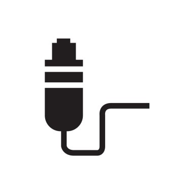 USB simge, destek vektörel çizimler tasarım eps10.