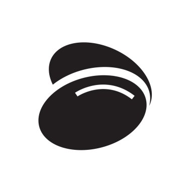 Kayalar simgesi bir vektör çizim