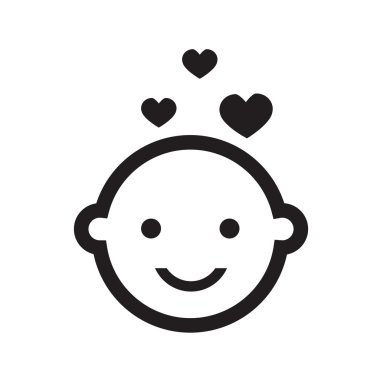 aşk balonu simgesinin düşünüyorum, vektörel çizimler tasarım eps10 destek.