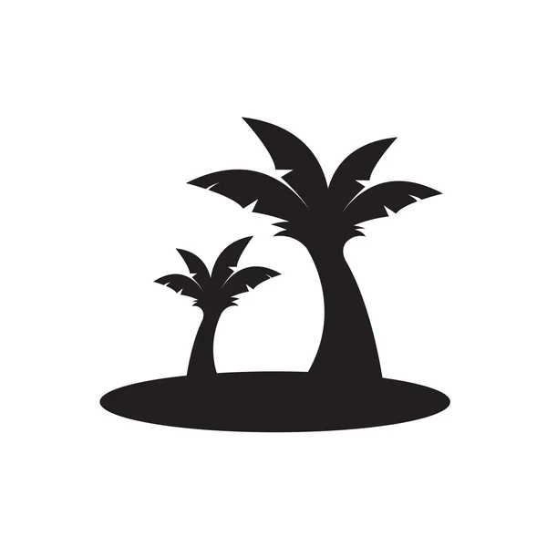 Bananenbaum-Symbol, Unterstützung Vektoren Design eps10. — Stockvektor