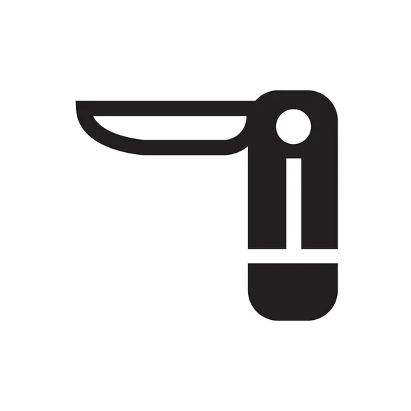 Vecteur d'icône de couteau, support Vecteurs design eps10 . — Image vectorielle