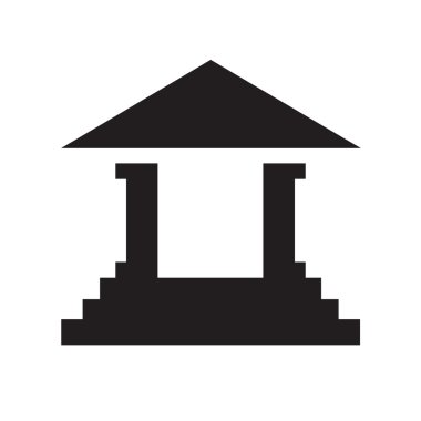 Mahkeme vektör simge oluşturma