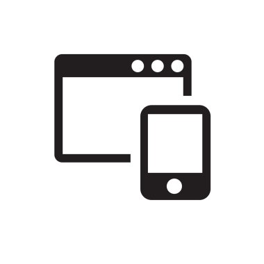 program penceresinin simge destek vektörel çizimler eps10 Tasarla.