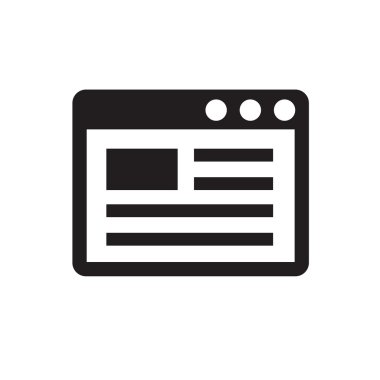 program penceresinin simge destek vektörel çizimler eps10 Tasarla.