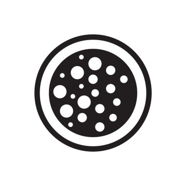 Pizza simgesi, destek vektörel çizimler tasarım eps10.