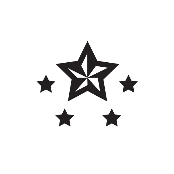 Icône cinq étoiles, support Vectors design eps10 . — Image vectorielle