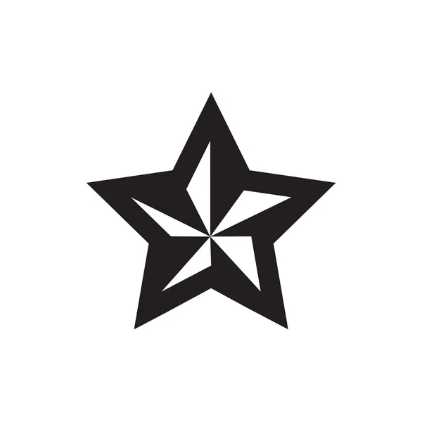 Black star - vector icon, támogatja a vektorok design eps10. — Stock Vector