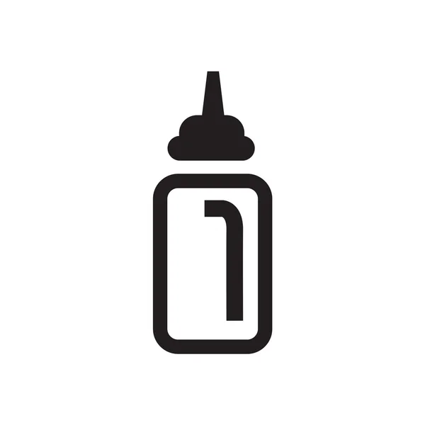 Εικονίδιο μπουκάλι κέτσαπ, υποστήριξη φορέων σχεδιασμού eps10. — Διανυσματικό Αρχείο