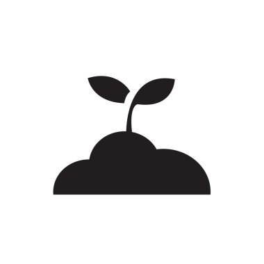 Bitkiler simgesi simgesi tasarım eps 10 vektör