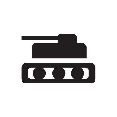 Tanklar, topçu simgesi tasarım eps 10