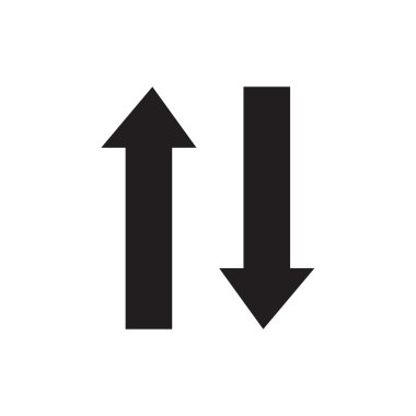 Yukarı ve aşağı okları vektörel çizimler eps10 Tasarla.