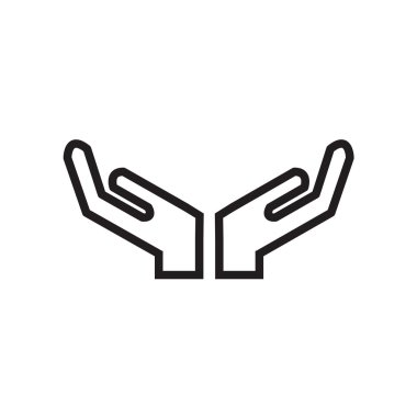 Eps10 eller simgeler vektör tasarımı.