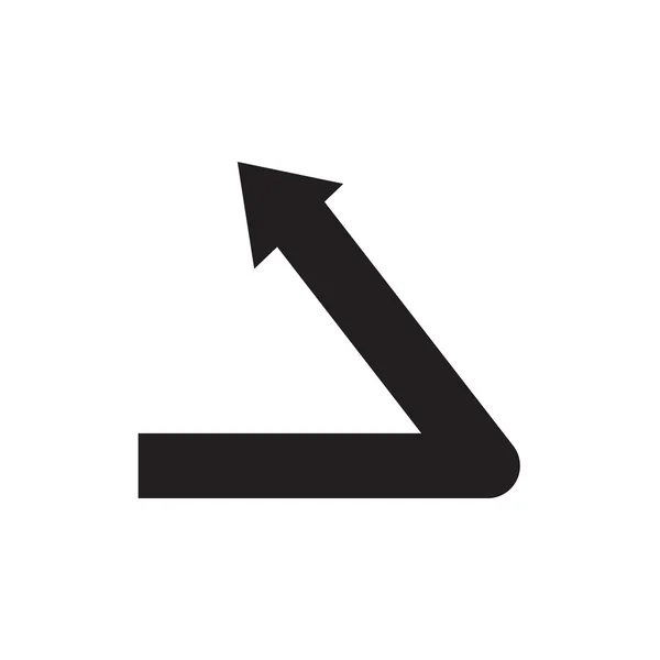 Scherpe kromme pictogram ontwerp eps 10 — Stockvector