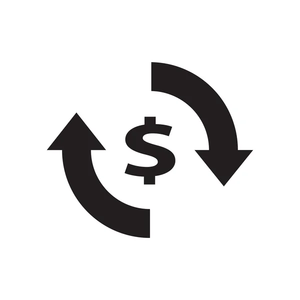 Money chang icon design Folge 10 — Stockvektor