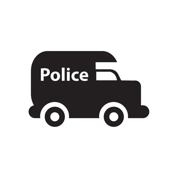 Police car icon design eps 10 — Stock Vector