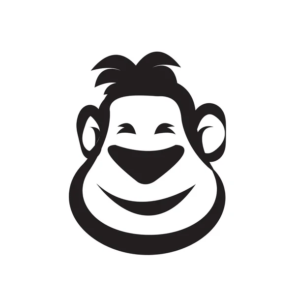 Μαϊμού κεφάλι εικόνα διάνυσμα — Διανυσματικό Αρχείο