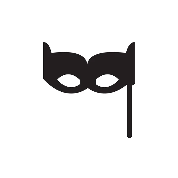 Máscaras festivas silueta apoyo Vectores diseño eps10 . — Vector de stock