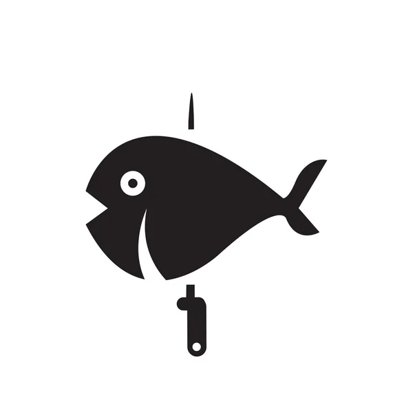 Pescado BBQ apoyo Vectores diseño eps10 . — Archivo Imágenes Vectoriales