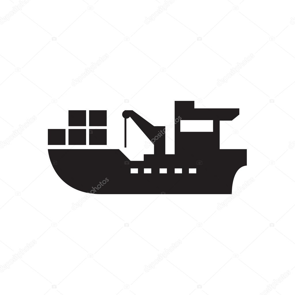 cargo ship icon