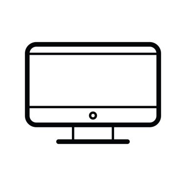 Bilgisayar simgesini izole satırı simgesi