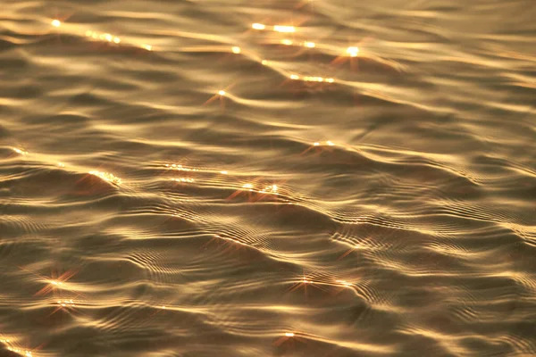 Texture Glitter Water Soft Waves Sparkling Water Background Sea Water — Stock Photo, Image