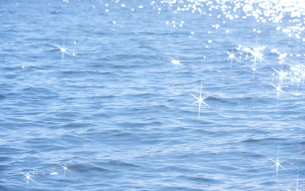 Detail Sunlight Reflecting Glittering Sea Sparkler Water Background Sea Water — Stock Photo, Image