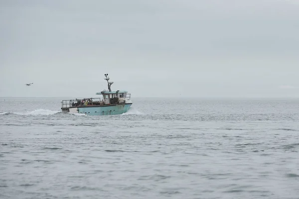 Barco Pesca Mar Aberto — Fotografia de Stock