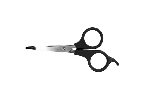 Black Scissor Isolated White Background — Stock Photo, Image