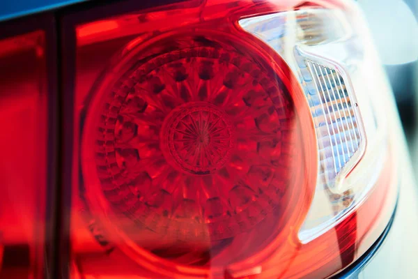 Close Van Het Lichtsignaal Van Een Auto — Stockfoto