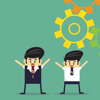 İş ekibi çalışması. 