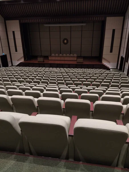 Ankara Turkey Feb 2020 Large Empty Auditorium Library Building Grey — ストック写真