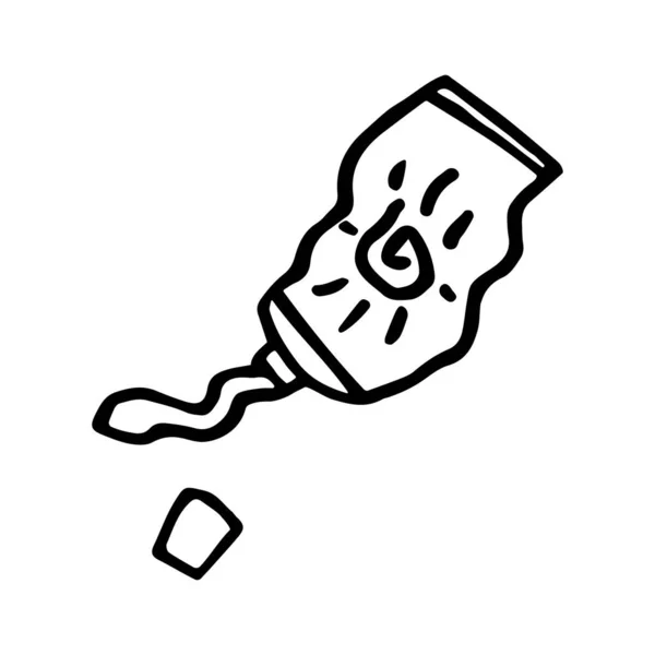 Güneş kremini karalama tarzında aç. El çizimi vektör çizimi beyaz arkaplanda izole edildi. Seyahat, tatil, turizm temaları için güneş kremi işareti.