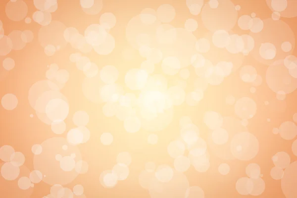 Orange background with soft bubbles — Stock Photo, Image