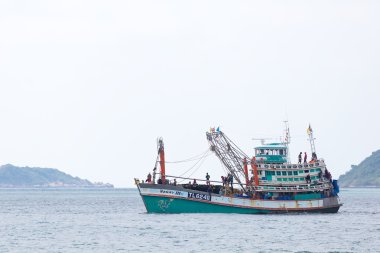 Tayland 'da balıkçı teknesi