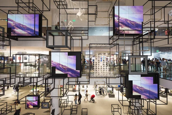 Hintergrund der Dekoration in Einkaufszentrum — Stockfoto