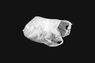 Beyaz plastik torba